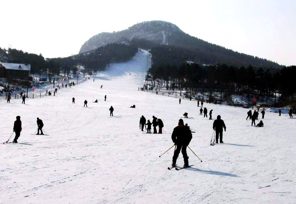 蓝田竹林畔滑雪场图片